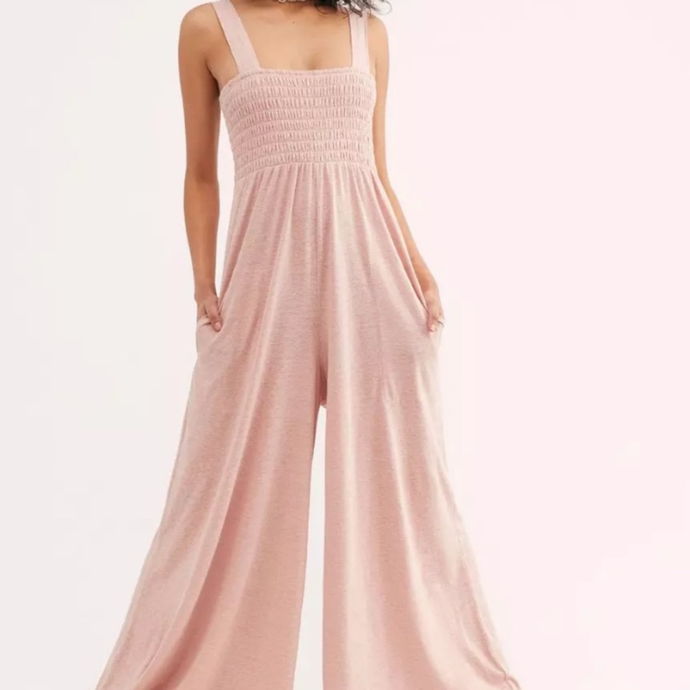 Free People jumpsuit in cream / ivory!!